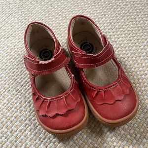 Livie and Luca red Mary Janes